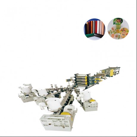 PP, EVA, EVOH, PS og PE Multi-Layer Sheet Co-Extrusion Line